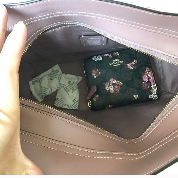 💦🌸coach satchel set🌸crossbody & wallet/brown - Picture 7 of 8